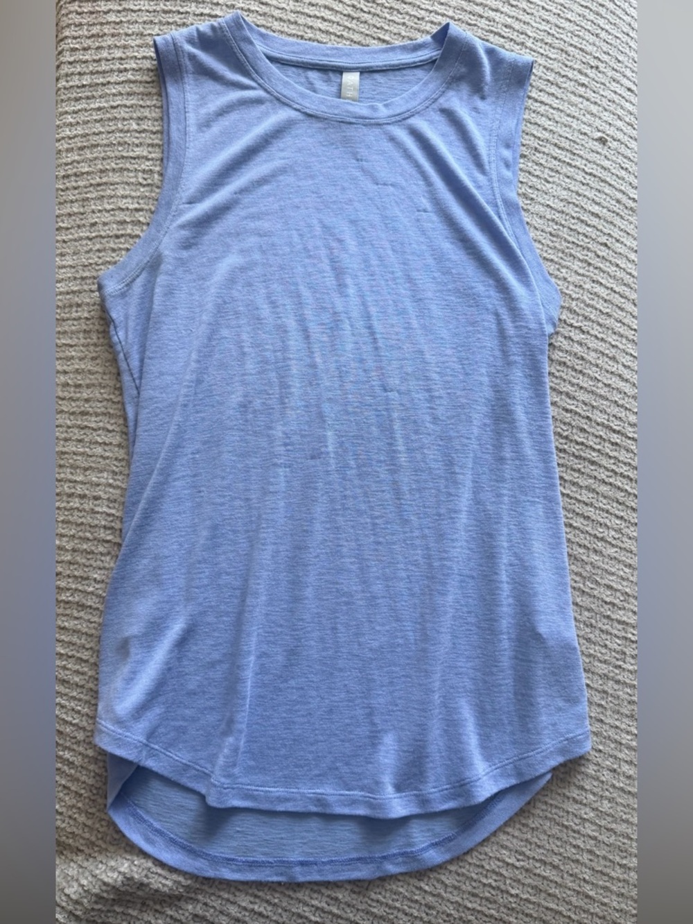 Athleta Soft Scoop Neck Tank in Light Blue